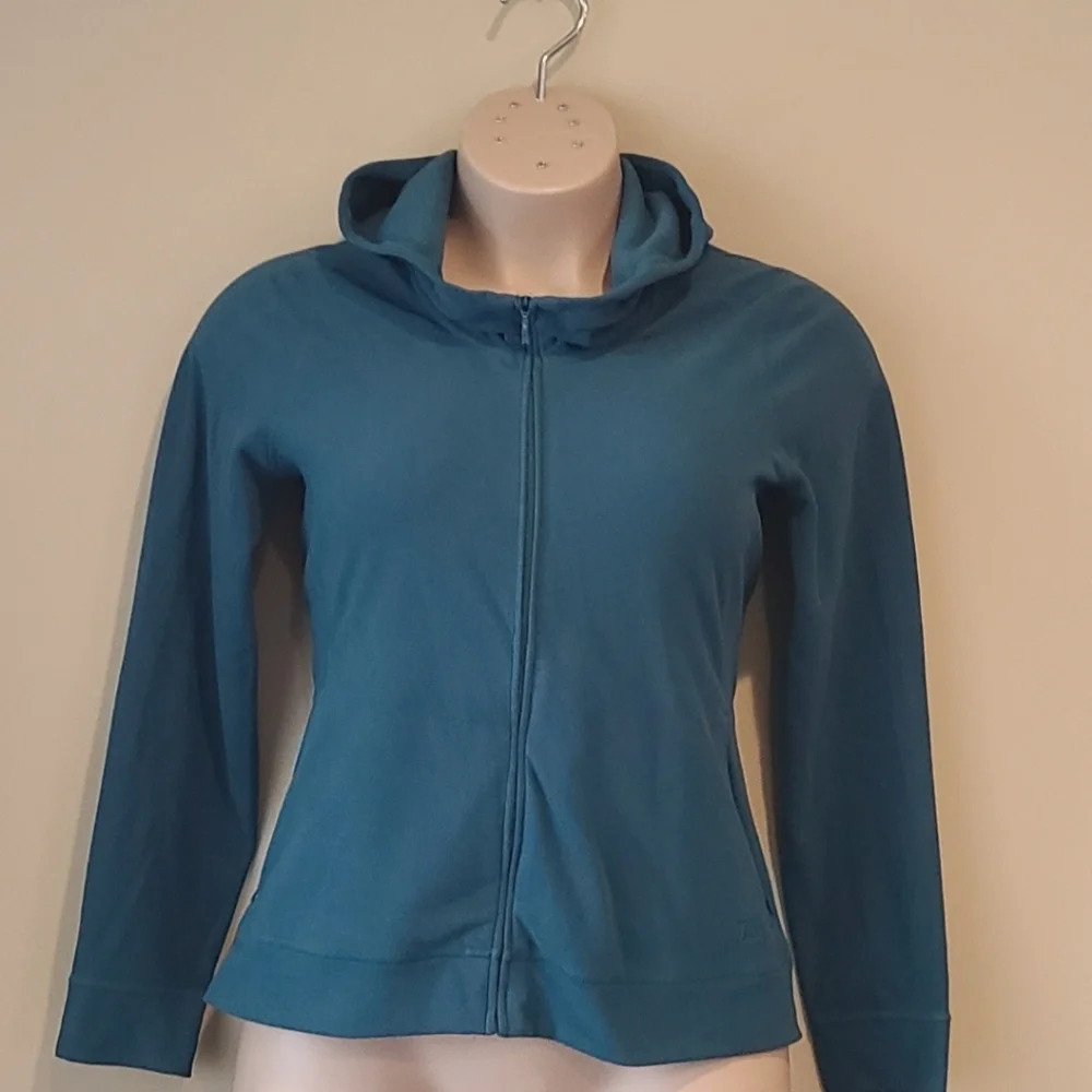 Rei blue fleeces jacket full zip women's Size M hooded - Picture 2 of 12